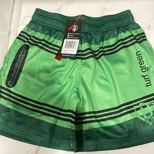 Baseball Lifestyle 101 Crayon Turf Green NWT YS shorts